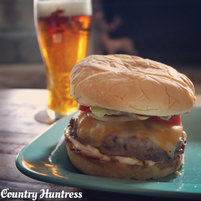 Country Huntress Venison Bacon Burger Recipe